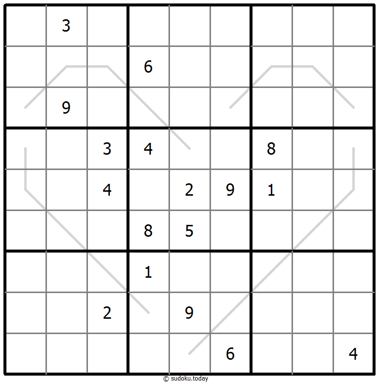 奇偶线数独 #67616
