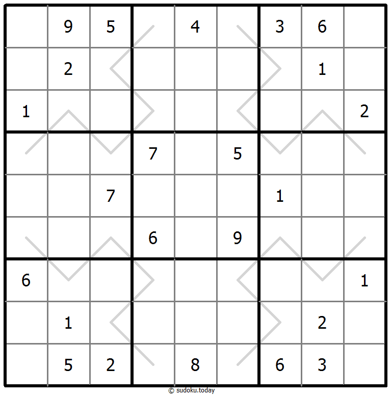 奇偶线数独 #67628