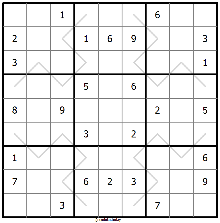奇偶线数独 #67640