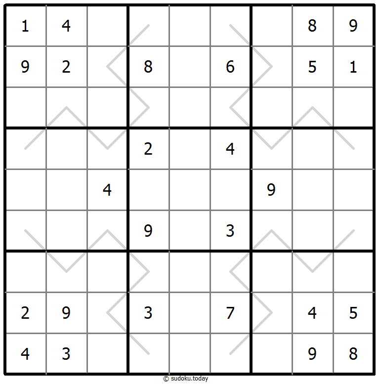 奇偶线数独 #67667