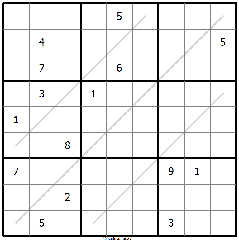 奇偶线数独 #67699