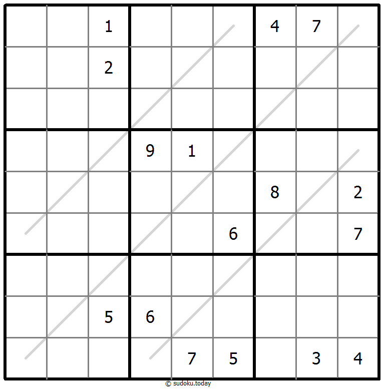 Parity Lines Sudoku 2026年01月14日