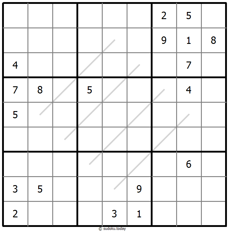 奇偶线数独 #67797