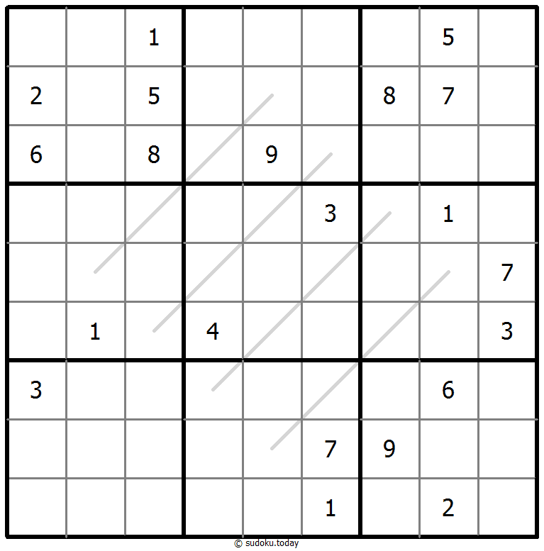 奇偶线数独 #67805