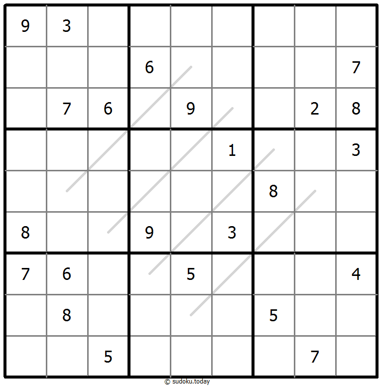 奇偶线数独 #67807