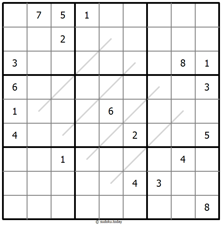 奇偶线数独 #67813