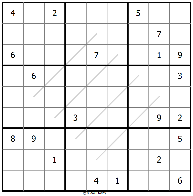奇偶线数独 #67852