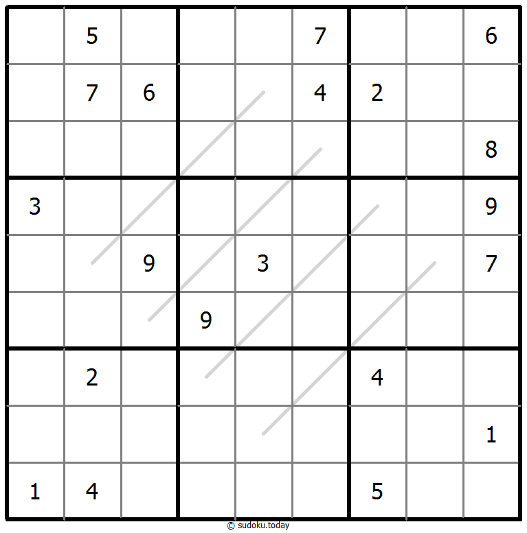奇偶线数独 #67859