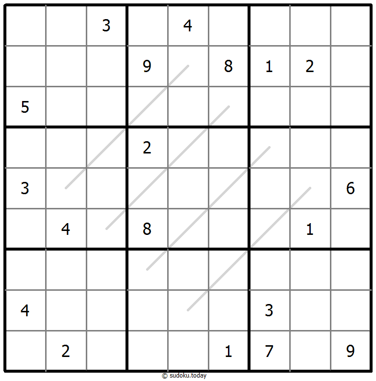 奇偶线数独 #67863