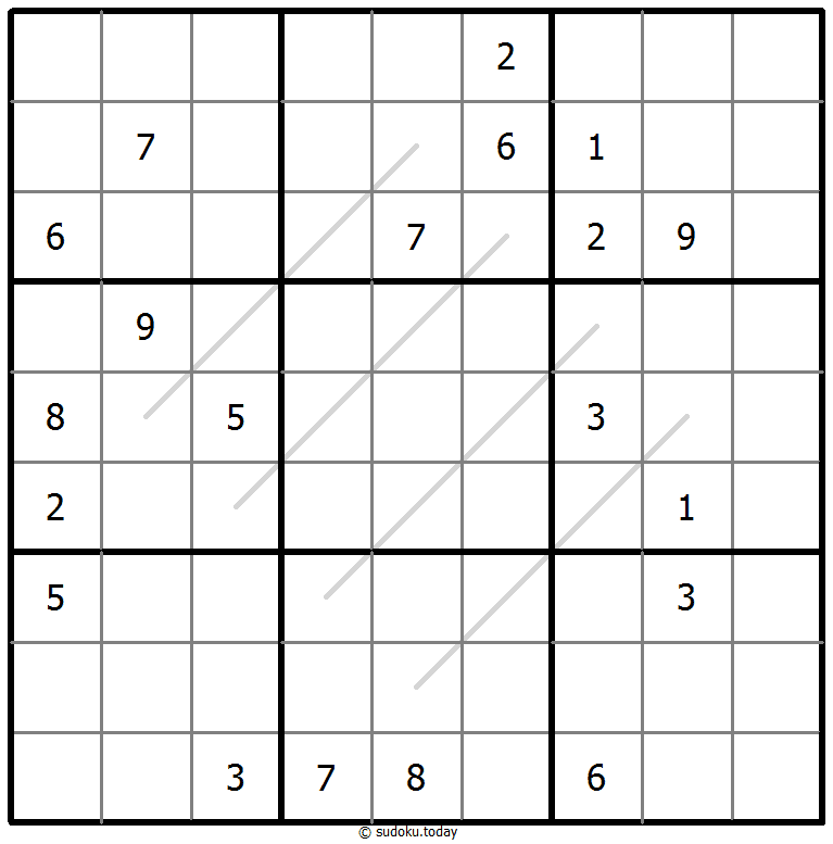 奇偶线数独 #67869