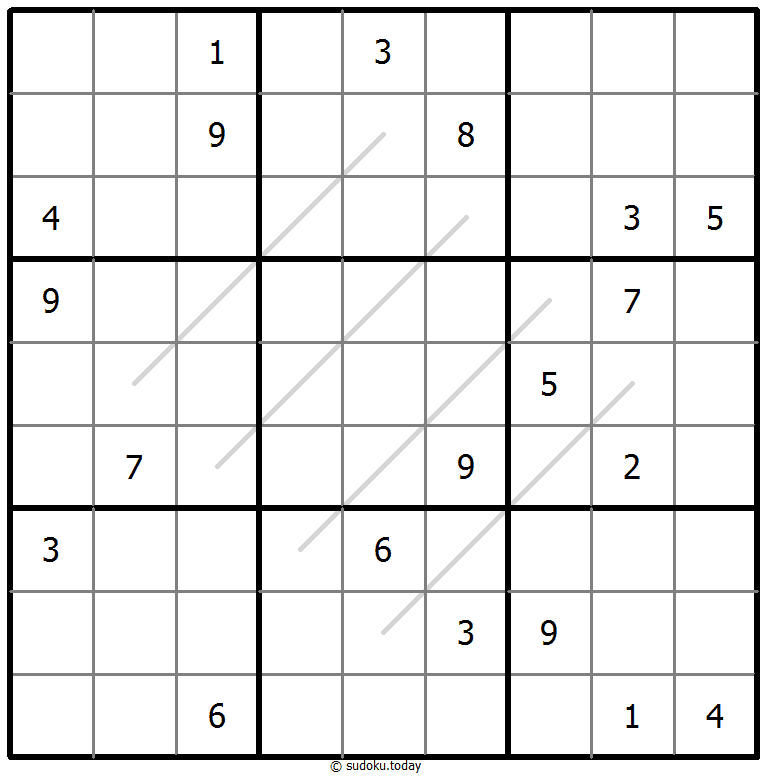 奇偶线数独 #67887