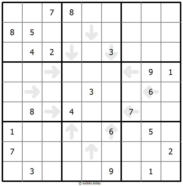 Point To Next Sudoku 2026年01月26日