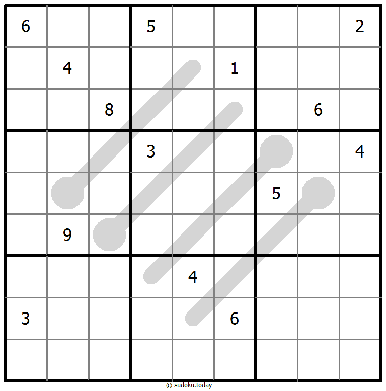 温度计数独 #65948