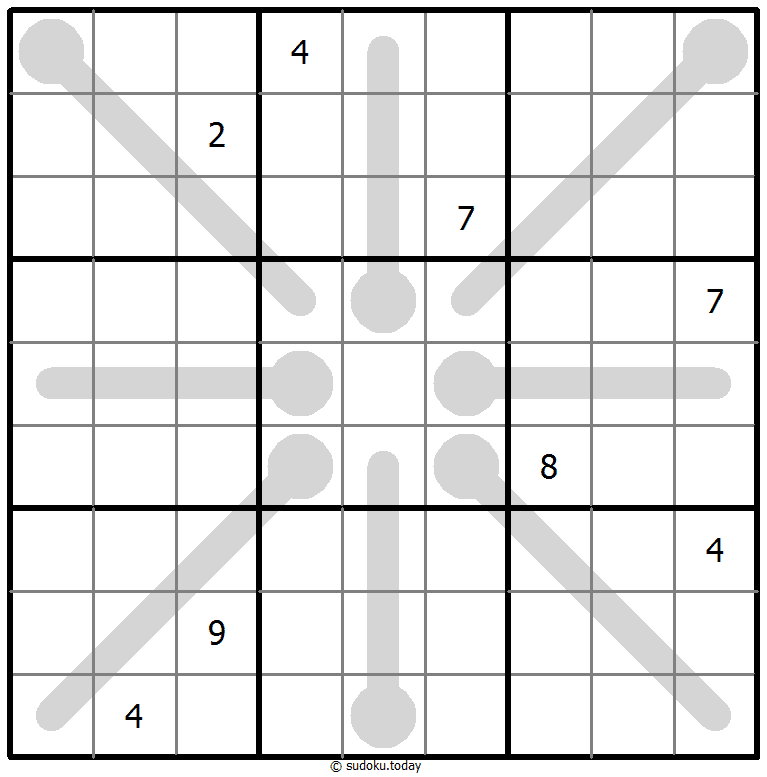 温度计数独 #65963
