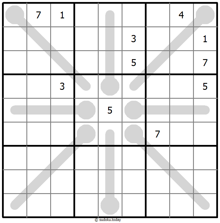 温度计数独 #65964
