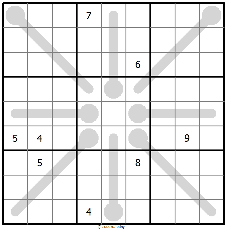 温度计数独 #65968