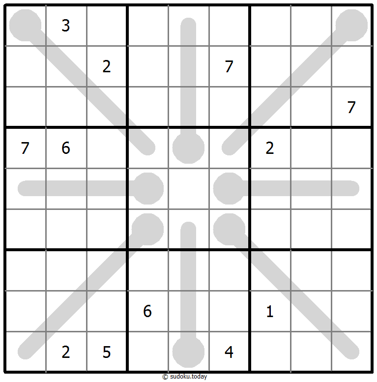 温度计数独 #65978