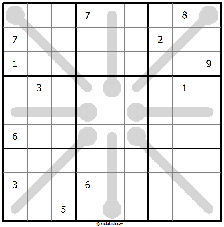 温度计数独 #65982