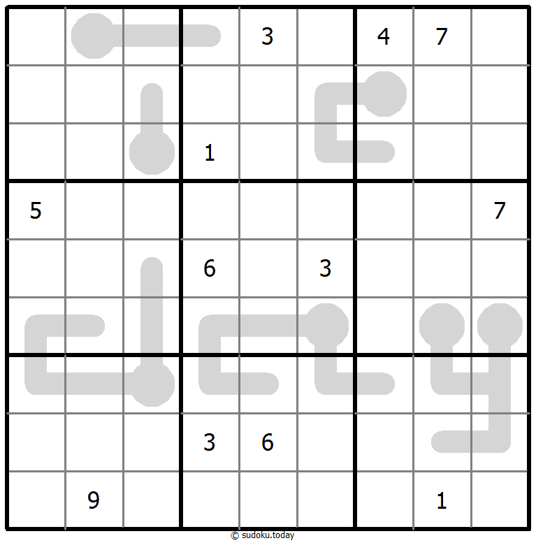 温度计数独 #66377