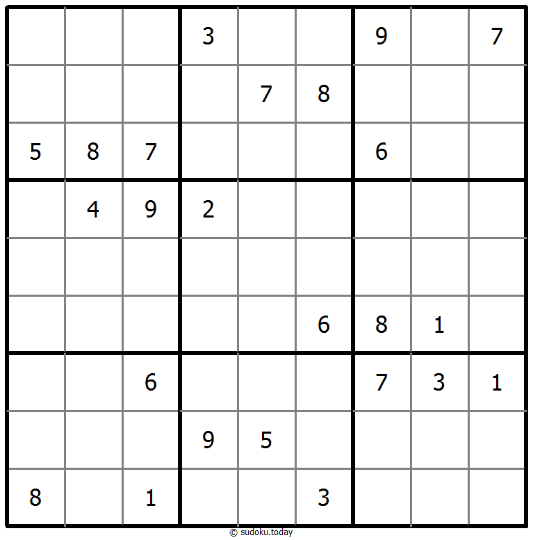 经典数独 #72489