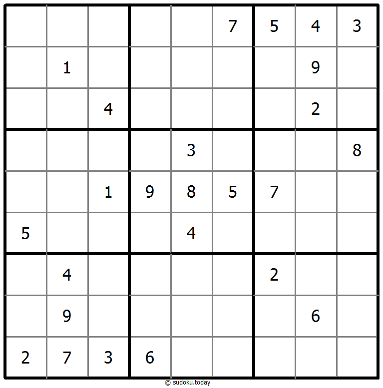 经典数独 #73456