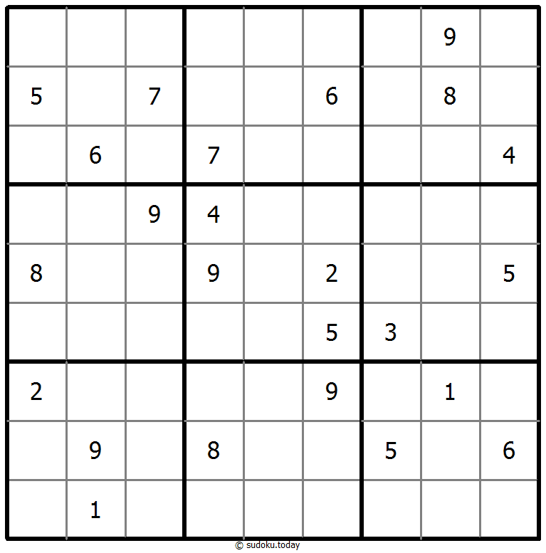 经典数独 #74057