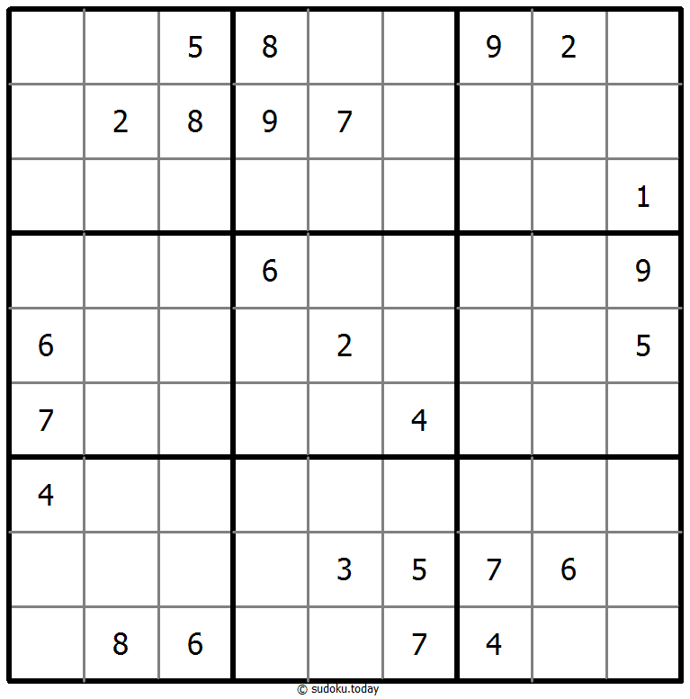 经典数独 #74892