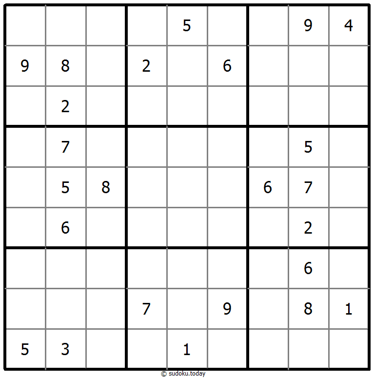 经典数独 #74959