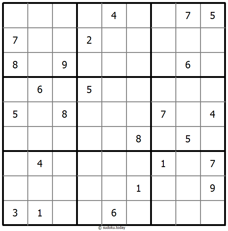 经典数独 #75091