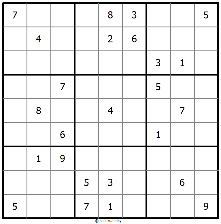 Classic Sudoku 2025年10月27日