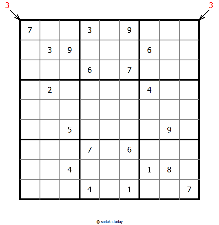指向数独 #13900