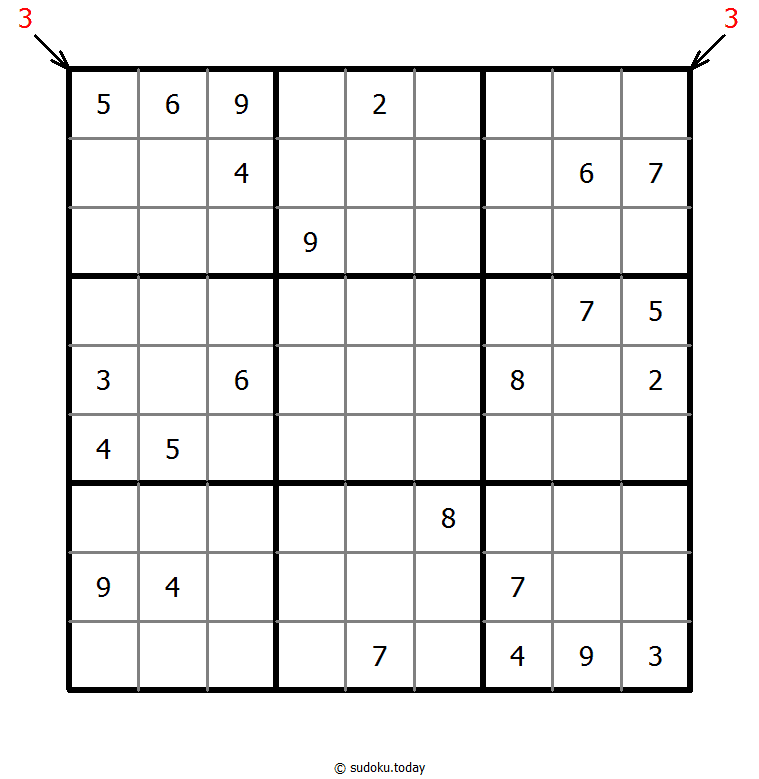 指向数独 #13969