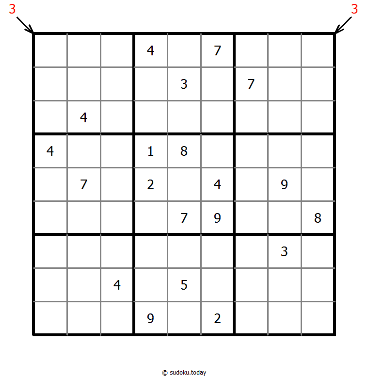 指向数独 #13989