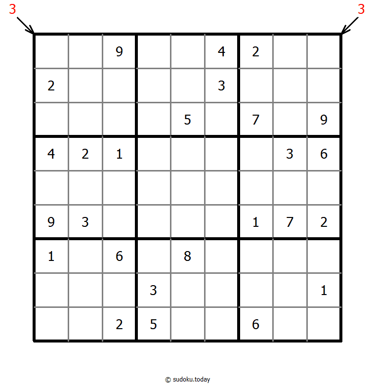 指向数独 #14000