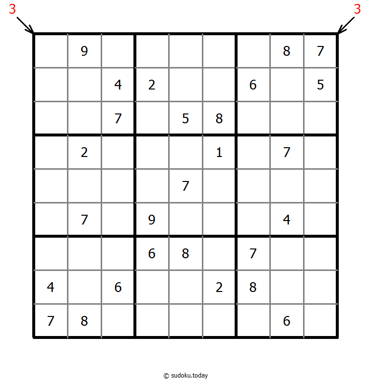 指向数独