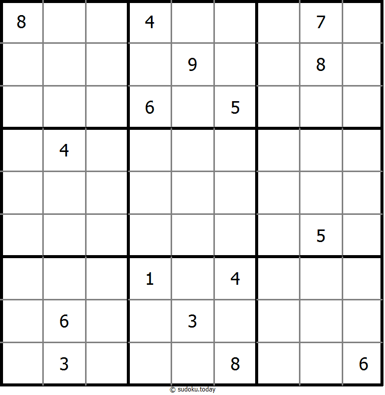 无马数独 #11770