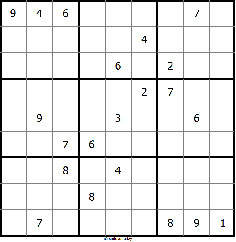 无马数独 #11854