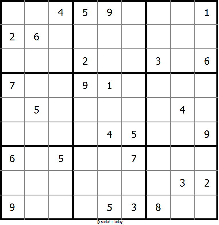 经典数独 #9522