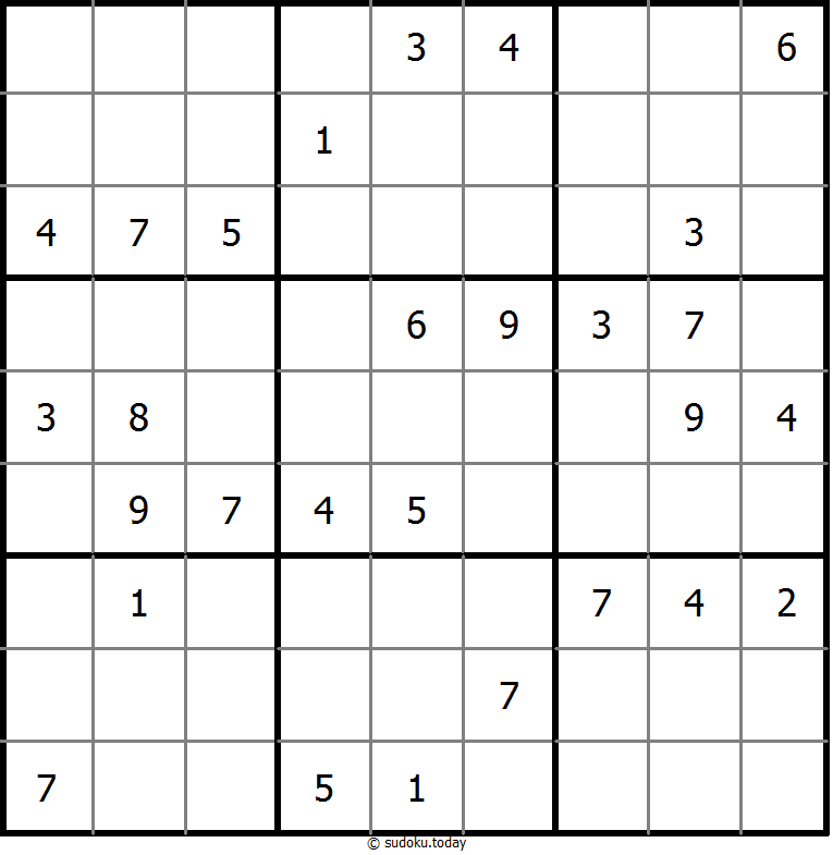 经典数独 #9523