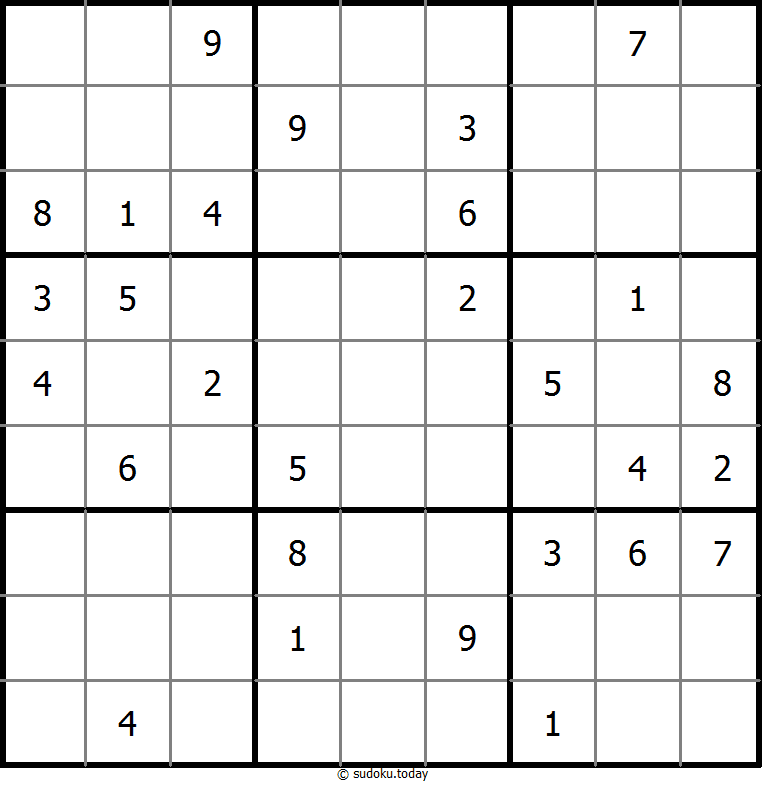 经典数独 #9531