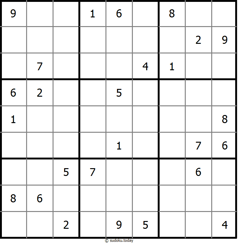 经典数独 #9535