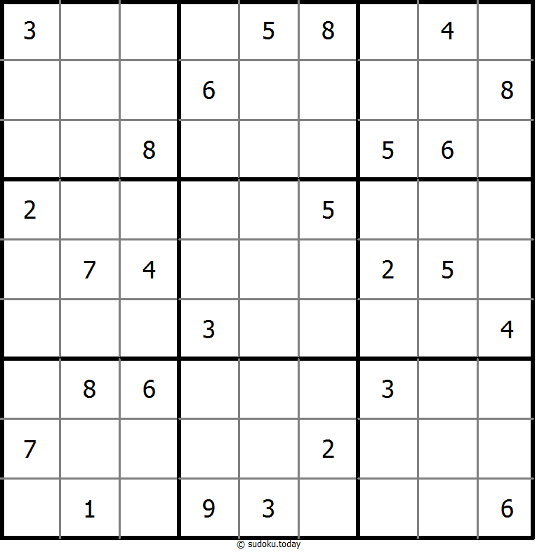 经典数独 #9551
