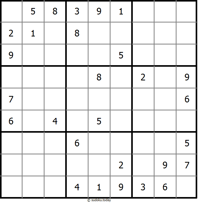 经典数独 #9554