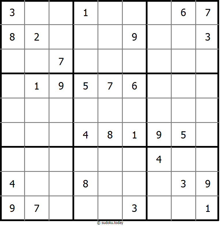 经典数独 #9575
