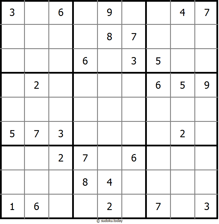 经典数独 #9584