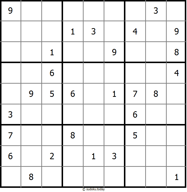 经典数独 #9590