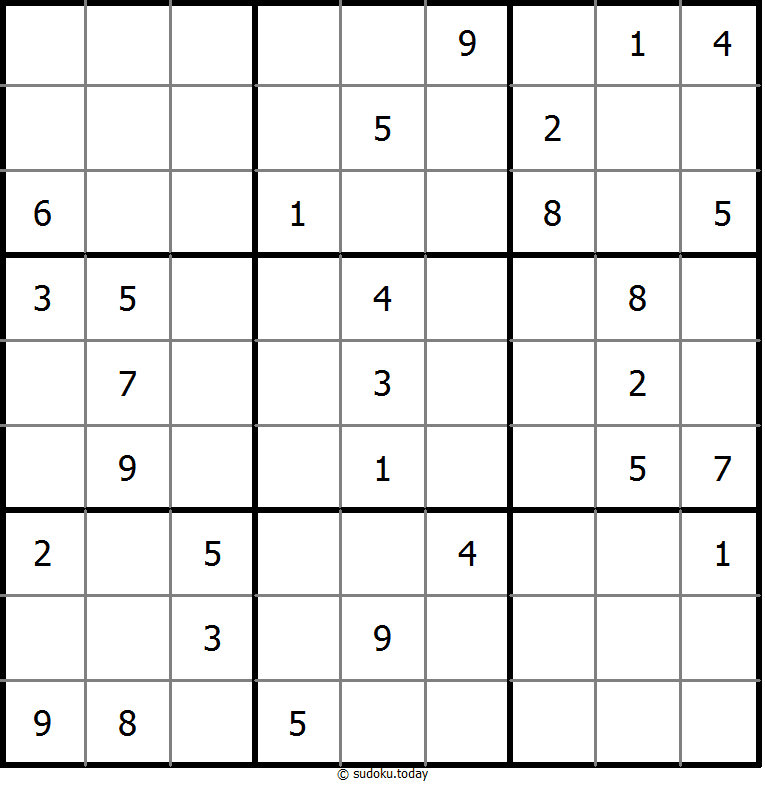 经典数独 #9592