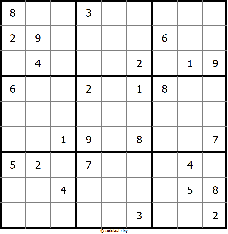 经典数独 #9600