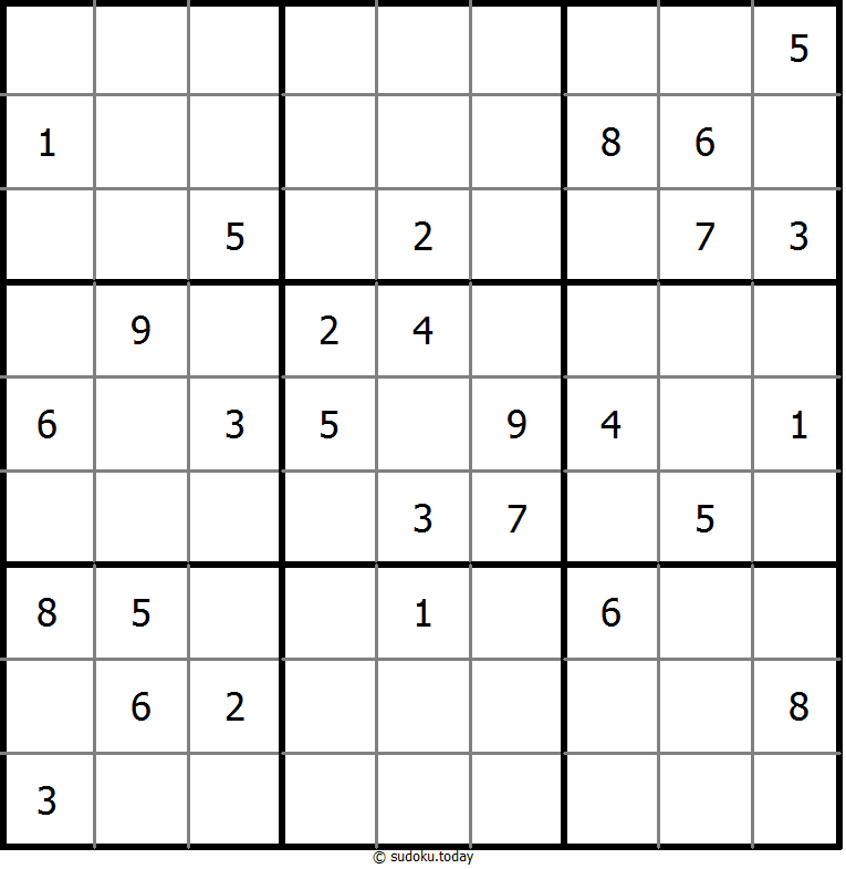 经典数独 #9606