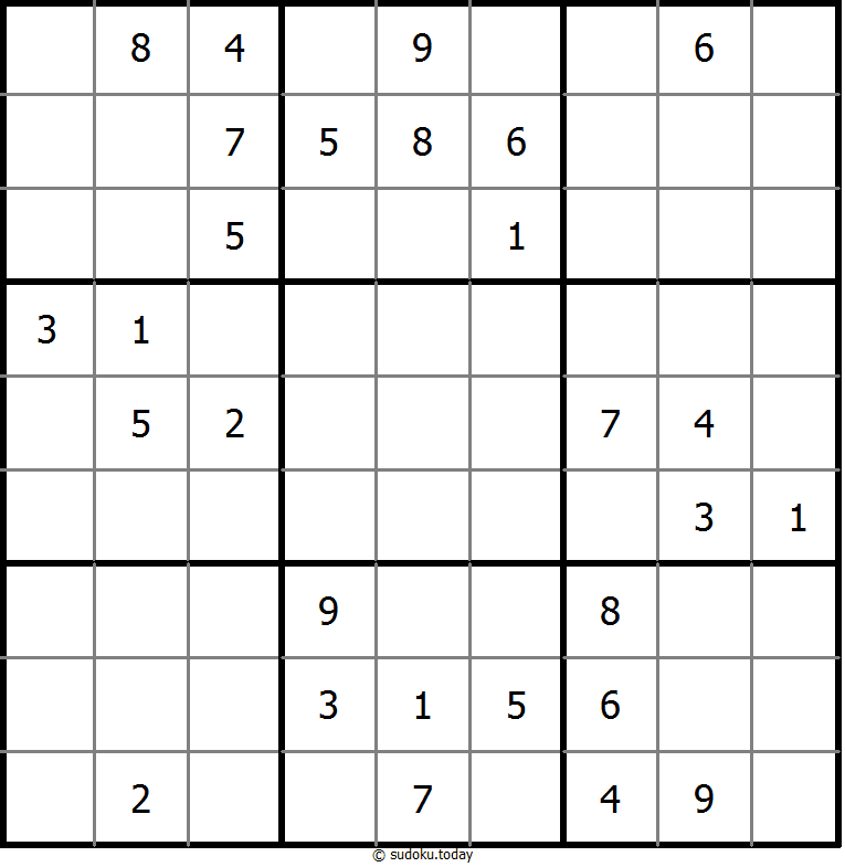 经典数独 #9607